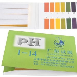 pH-testiliuskat, nopea tulos asteikolla 1-14
