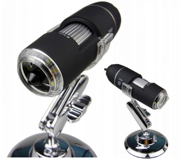 Digitaalinen Mikroskooppi 1600X suurennus zoomilla, Full-HD, valo- ja videokuvaus