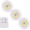 3 kpl LED-valoja kaukosäätimellä