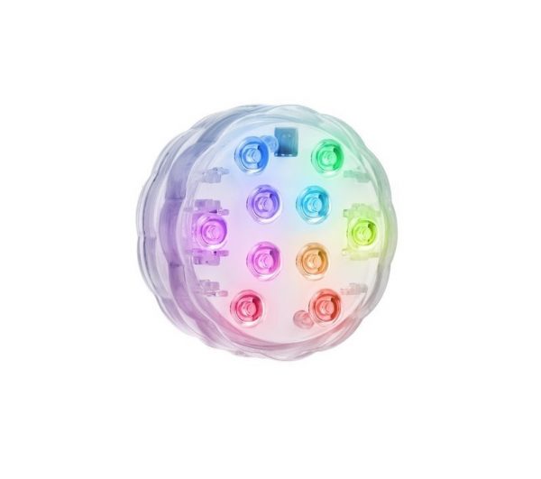 2 kpl vedenpitävä LED-valo kaukosäätimellä, 16 väriä