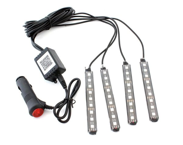 LED-valosarja auton sisätiloihin, Bluetooth-ohjaus