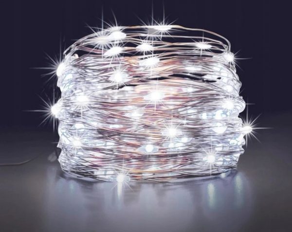 22 m LED-Ulkovalot aurinkopaneelilla, 200 LEDiä