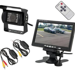 Langaton peruutuskamera LCD-värinäytöllä
