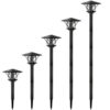 LED-puutarhalyhty, aurinkopaneeli, ladattava akku, hämärätunnistin - Image 2