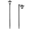 LED-puutarhalyhty, aurinkopaneeli, ladattava akku, hämärätunnistin - Image 3