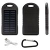 Aurinkokenno-varavirtalähde 5000 mAh taskulampulla - Image 3