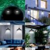 LED-valosarja, aurinkopaneeli, ladattava akku, hämärätunnistin, kaukosäädin - Image 3