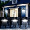 LED-valosarja, aurinkopaneeli, ladattava akku, hämärätunnistin, kaukosäädin - Image 4