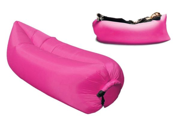 Lazybag ilmasohva 220 cm x 70 cm pinkki - Image 2