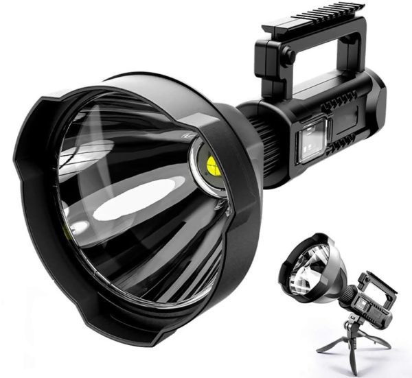 Superkirkas LED-kohdevalo – USB-ladattava, IPX6, 8000 mAh akku