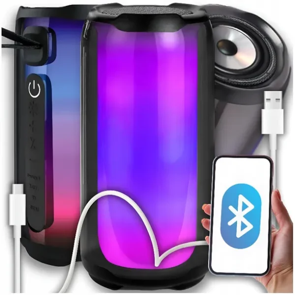 Kannettava Bluetooth-kaiutin RGB-valaistuksella
