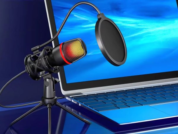 USB-Studiomikrofoni RGB-valaistuksella - Image 3