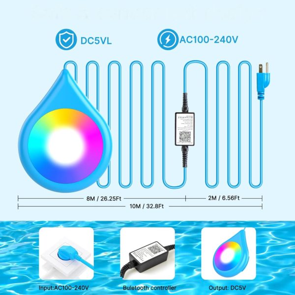 AquaBeat Älykäs RGB-allasvalo - Image 3