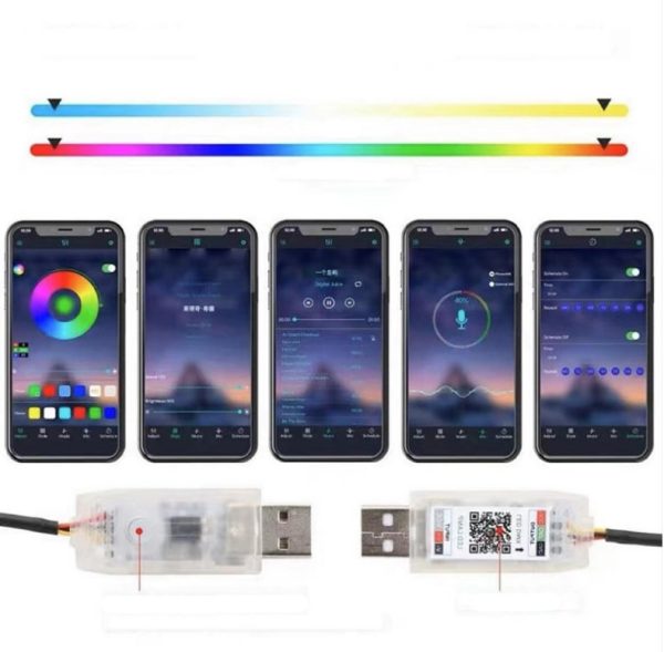 Älykäs auton LED-sisävalaistus, sovellus + kaukosäädin - Image 2