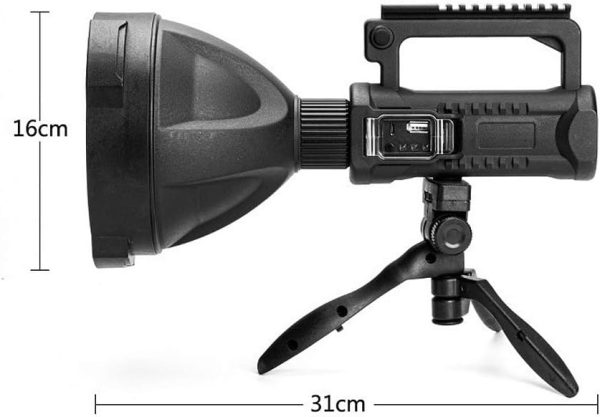 Superkirkas LED-kohdevalo – USB-ladattava, IPX6, 8000 mAh akku - Image 4
