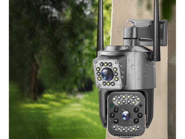 Älykäs tallentava Ulkovalvonta-kamera – WiFi / 4G / Pyörivä / IP66 - Image 6