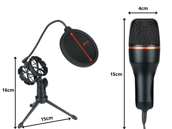 USB-Studiomikrofoni RGB-valaistuksella - Image 6