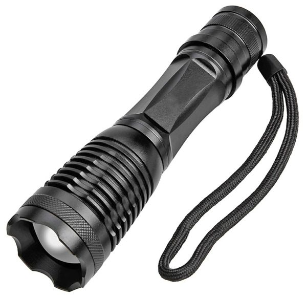 LED-taskulamppu – Zoom, 800 m kantama, ladattava