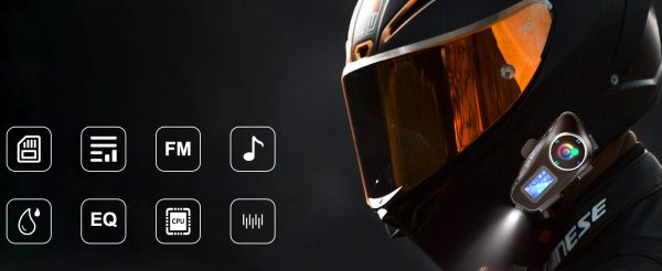 Bluetooth-moottoripyörä-kuulokkeet - Image 2