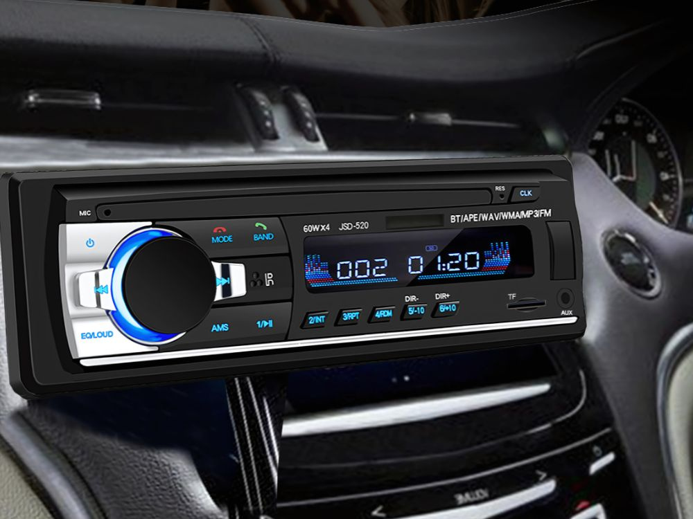 Autoradio Bluetooth USB AUX SD 1-DIN 4 X 60 W - Image 3