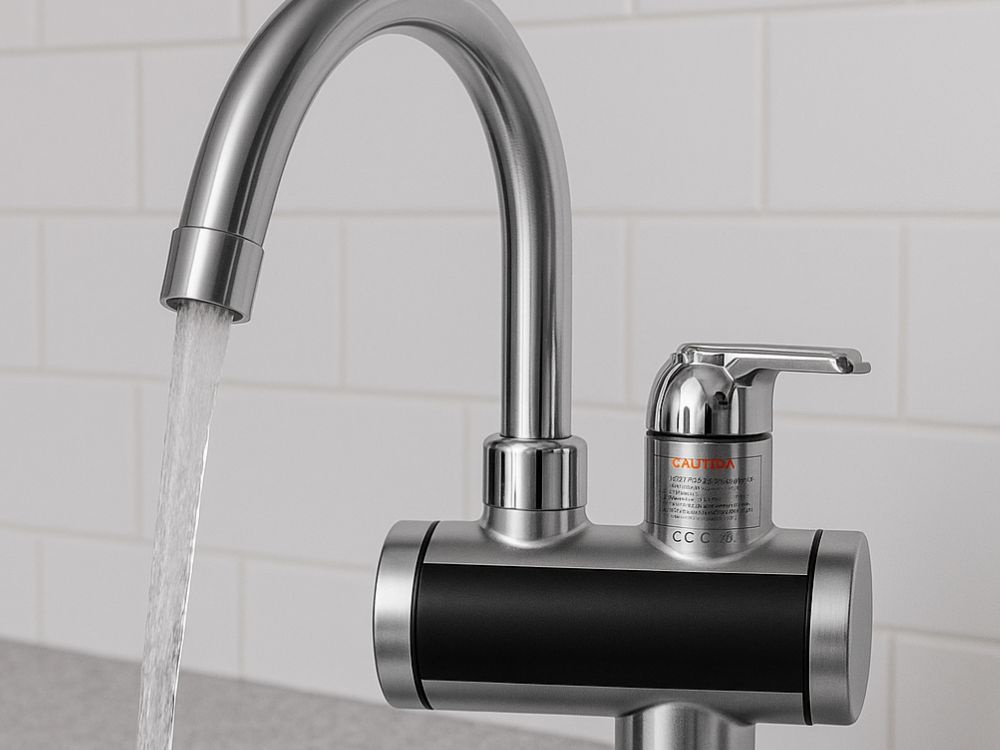 Vedenlämmitin-hana, 3000 W, lämmintä vettä kylmävesijohdosta - Image 5