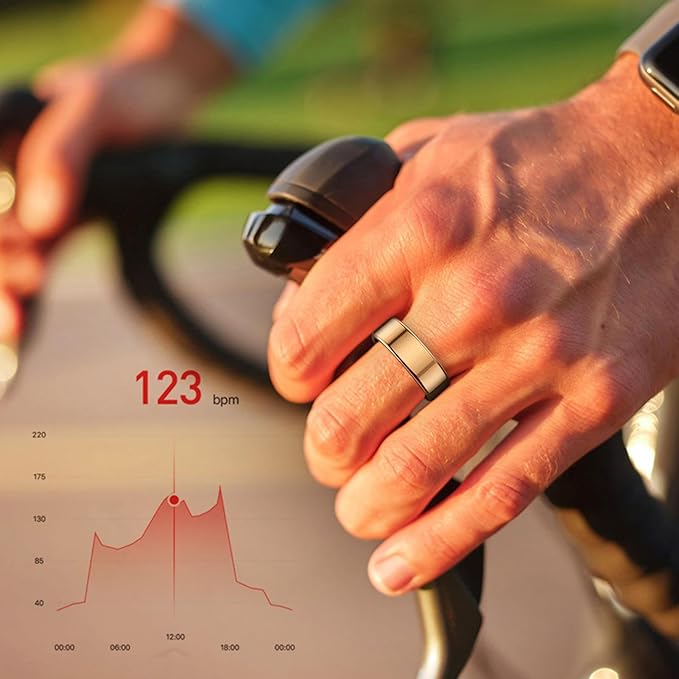 Älysormus, unenseuranta, syke, happisaturaatio, verenpaine jne. Bluetooth, koko 11 - Image 6