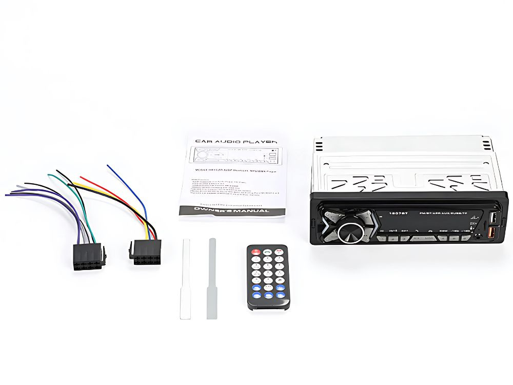 Autoradio Bluetooth USB AUX SD 1-DIN 4 X 25 W - Image 9