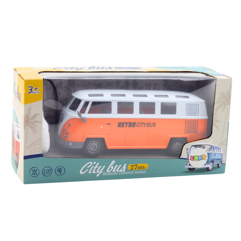 RETRO CITY BUS – Kauko-ohjattava RC-bussi klassisella designilla - Image 4