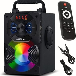 Kannettava Bluetooth-kaiutin 11 W – LED-valaistus & karaoke