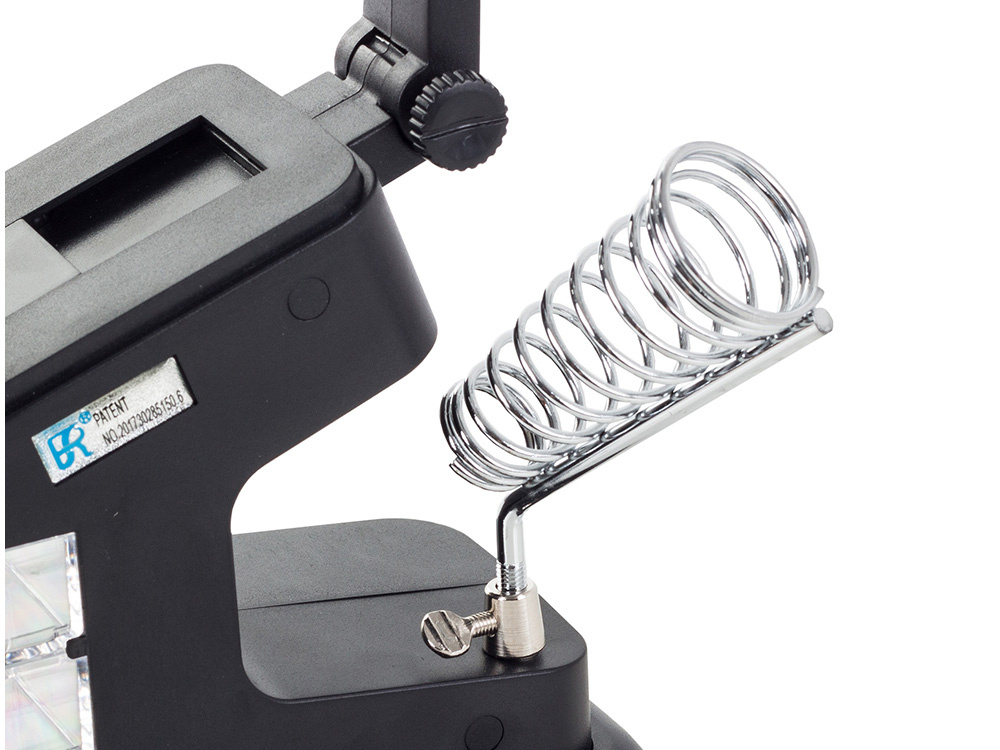 Kolmas käsi suurennuslasilla 3x / 4,5x / 25x ja 10 SMD-LED-valolla - Image 10