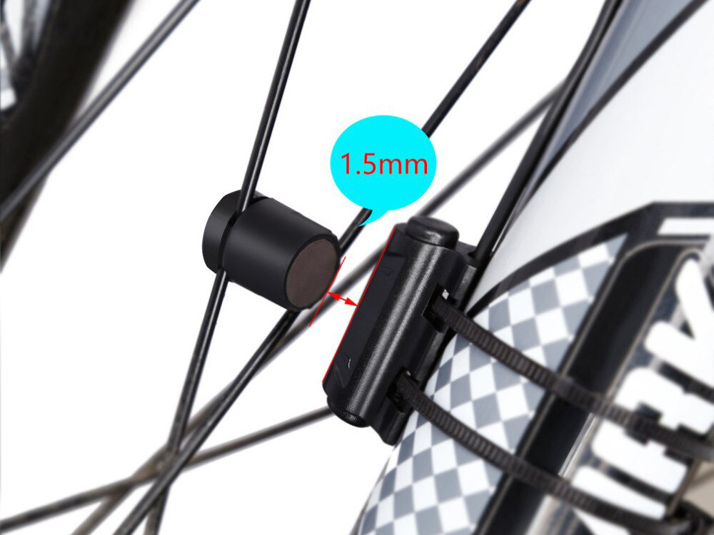 Vedenpitävä pyöräilymittari LCD-näytöllä – 27 toimintoa - Image 12