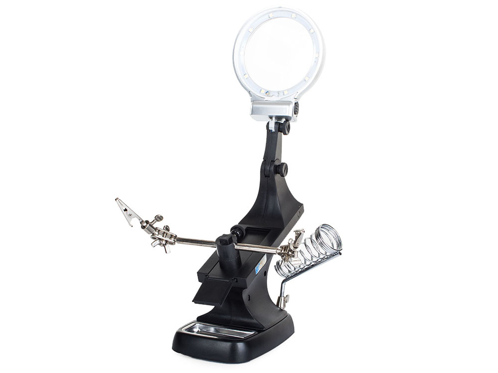 Kolmas käsi suurennuslasilla ja 10 LED-valolla – 3x / 4,5x - Image 6