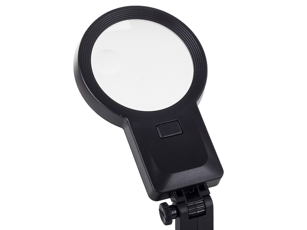 Kolmas käsi suurennuslasilla 3x / 4,5x / 25x ja 10 SMD-LED-valolla - Image 6