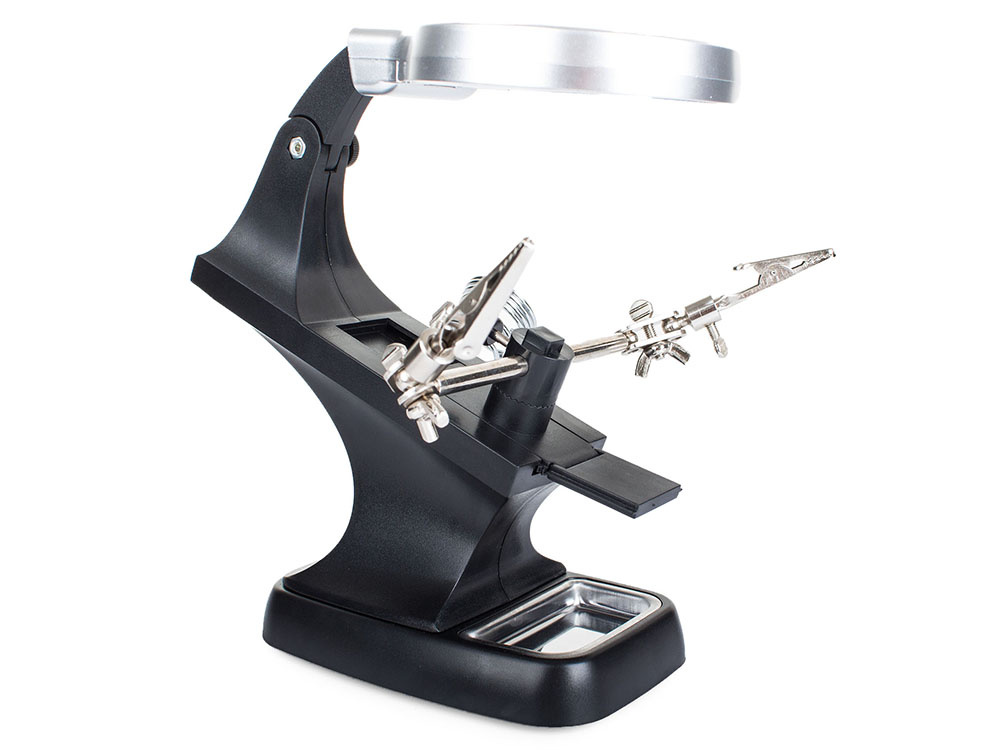 Kolmas käsi suurennuslasilla ja 10 LED-valolla – 3x / 4,5x - Image 7