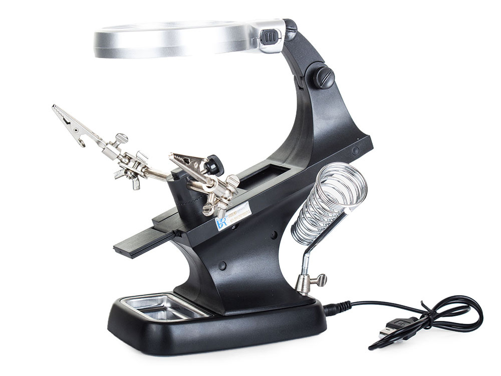 Kolmas käsi suurennuslasilla ja 10 LED-valolla – 3x / 4,5x - Image 9