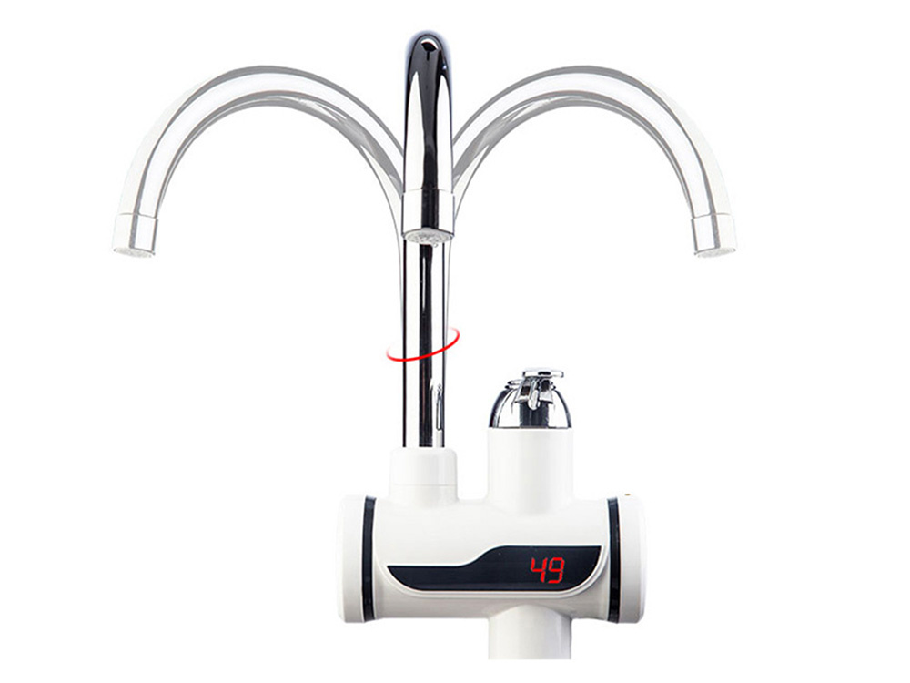 Vedenlämmitin-hana, 3000 W, lämmintä vettä kylmävesijohdosta - Image 4