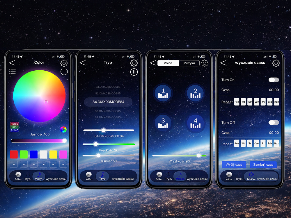 10 m RGB Neon LED -valonauha – Bluetooth, sovellus ja kaukosäädin - Image 10