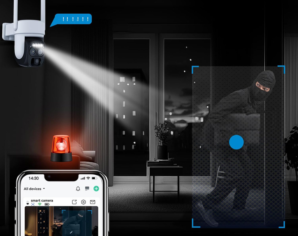 4G SIM Aurinko-käyttöinen valvontakemera – pyörivä PTZ, 10X ZOOM, IP66 - Image 12