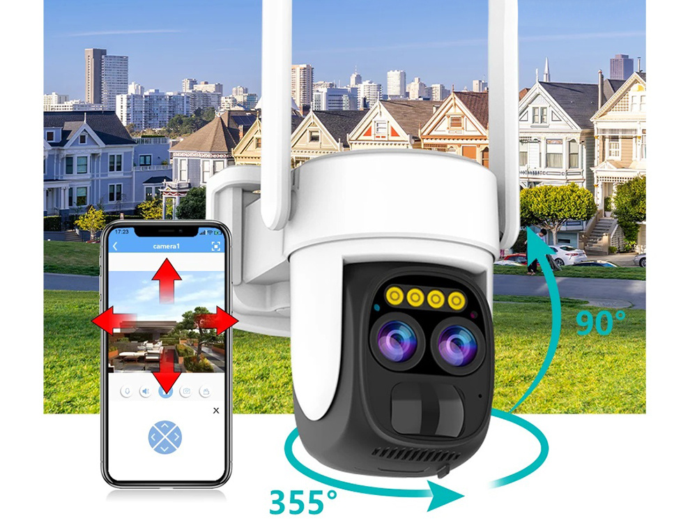 4G SIM Aurinko-käyttöinen valvontakemera – pyörivä PTZ, 10X ZOOM, IP66 - Image 9