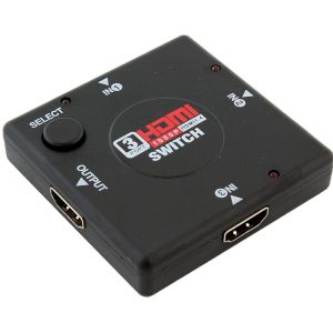 HDMI-kytkin 3-in-1 – Full HD 1080p, automaattinen ja manuaalinen vaihto