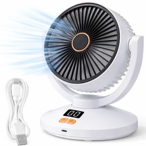 Langaton pöytätuuletin ajastimella – 6 nopeutta