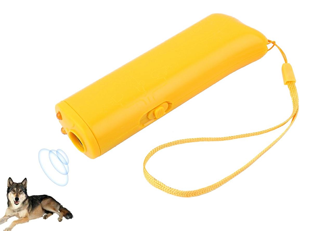 3-in-1 koirankarkotin ja koulutuslaite LED-taskulampulla