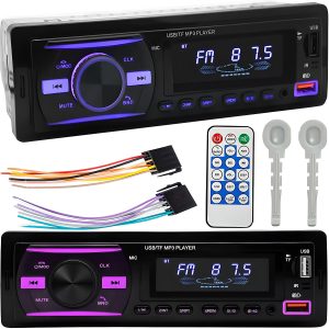 Bluetooth-autoradio USB-, AUX- ja MP3-tuella
