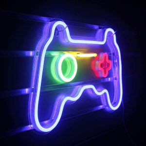 LED Neon -peliohjainlamppu – USB, himmennettävä, 4 värivaihtoehtoa