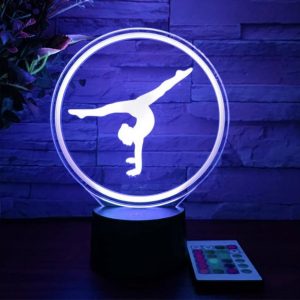 3D LED-voimistelu-yölamppu – RGB USB