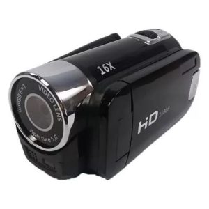 Kannettava HD-videokamera 16 MP – 16x digitaalinen zoom ja 270° kääntyvä LCD-näyttö