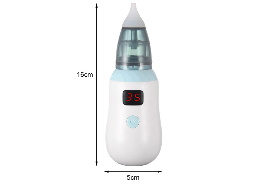 Sähköinen nenäimuri – 5 imutehoa, LCD-näyttö, USB-ladattava - Image 5