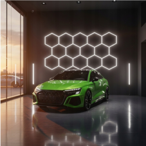 Hexagon 14S LED-valaisinsarja 456 W 420 × 238 cm – 6500 K