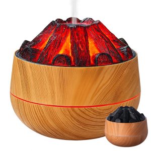 LED-ilmankostutin USB – takkavalo-tehosteella, 300 ml