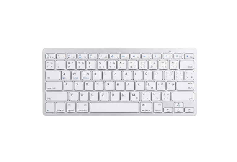 Langaton Bluetooth-näppäimistö 2,4 GHz – Windows- ja Android -laitteille